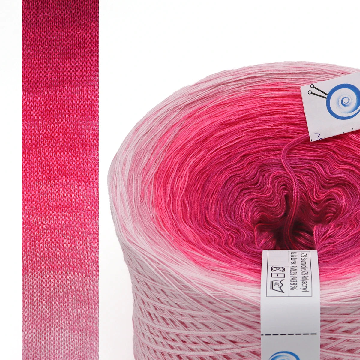 Bobbel Farbverlaufsgarn, Butterfly 50% Baumwolle