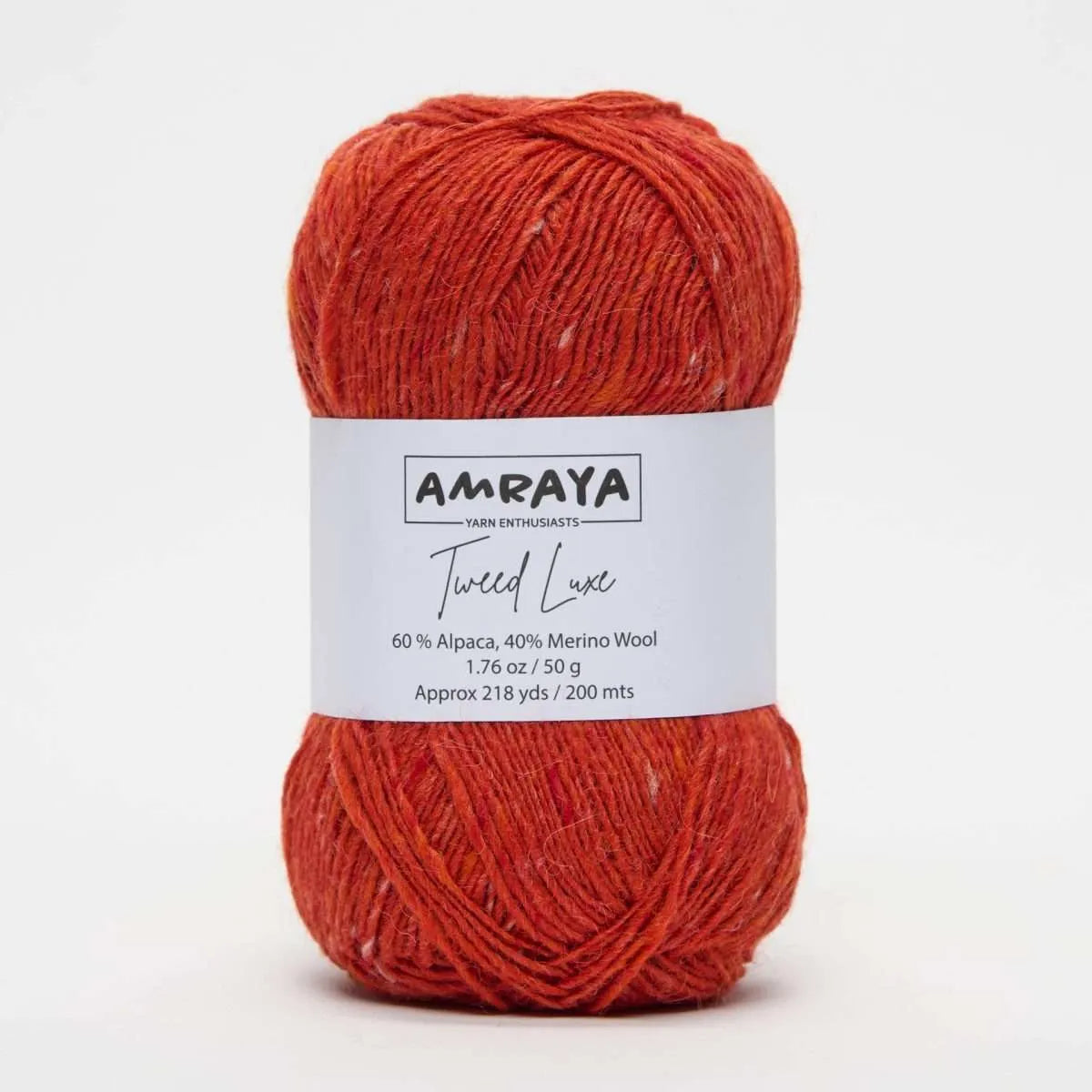 Amraya Tweed Luxe Alpaka Merinowolle Mix