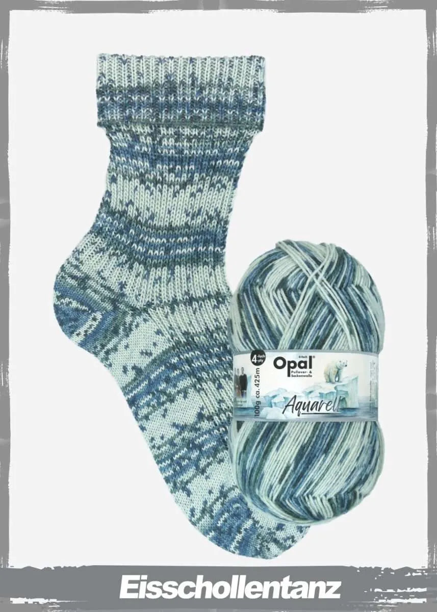Opal Sockenwolle, Aquarell