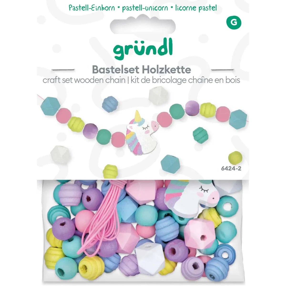 Wooden Bead Necklace Craft Kit