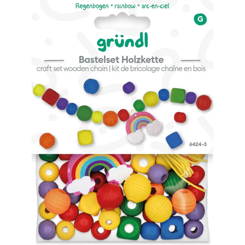 Wooden Bead Necklace Craft Kit