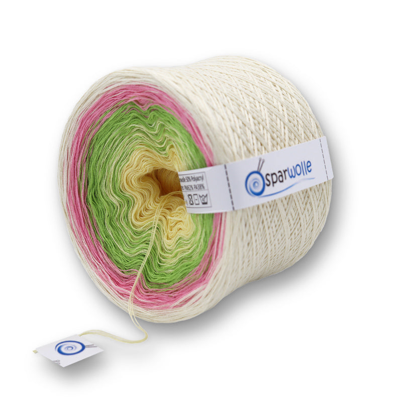 Bobbel Farbverlaufsgarn, Sondernedition 3, 50% Baumwolle