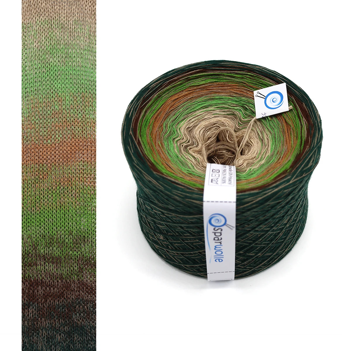 Bobbel Farbverlaufsgarn, Sondernedition 7, 50% Baumwolle
