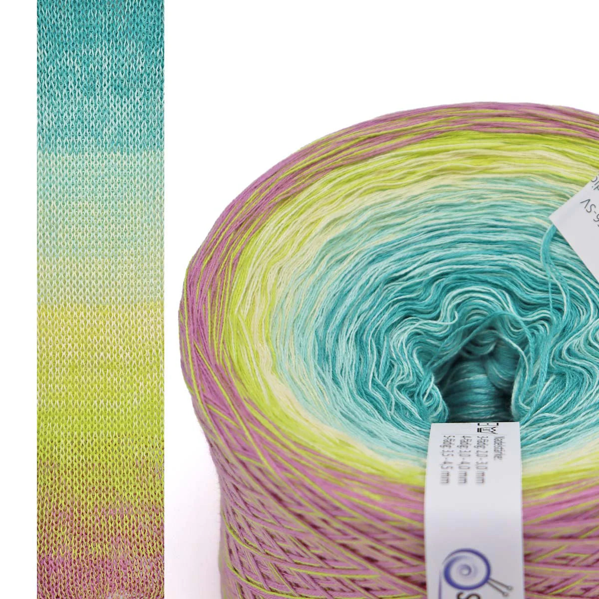 Bobbel Farbverlaufsgarn, Sondernedition 10 50% Baumwolle