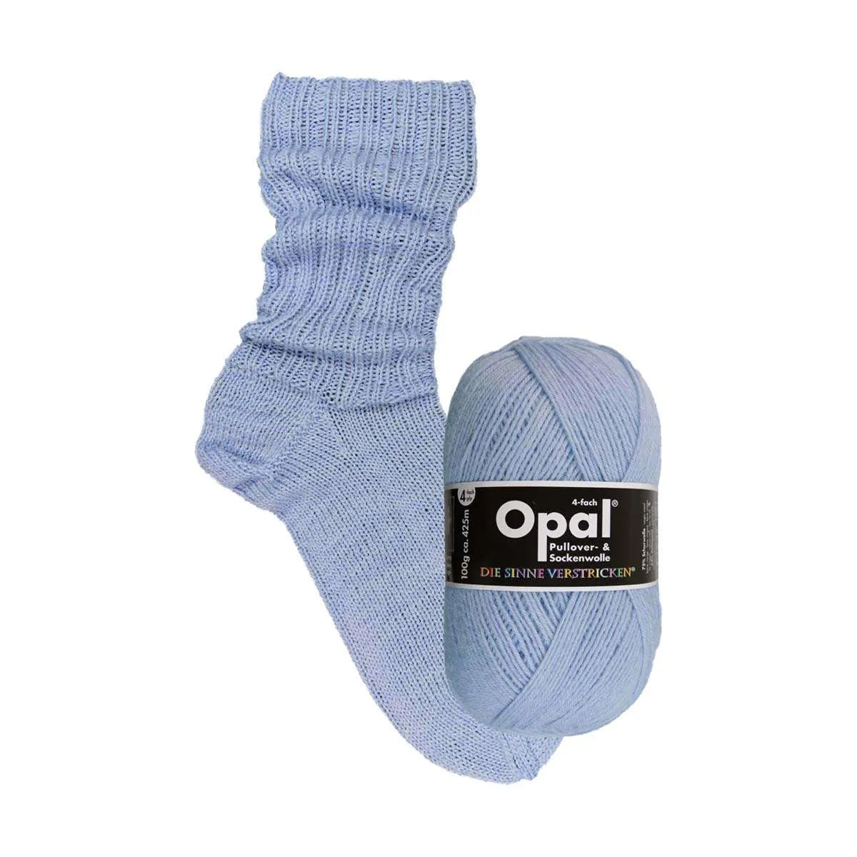 Opal Sockenwolle, uni 4-fädig