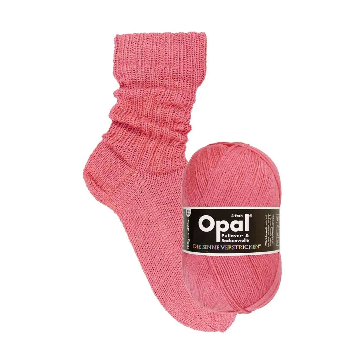 Opal Sockenwolle, uni 4-fädig
