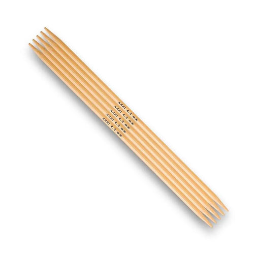 [5017-15cm-2,00mm] Addi Bambus-Stricknadelspiel (15 cm, 2,00 mm)