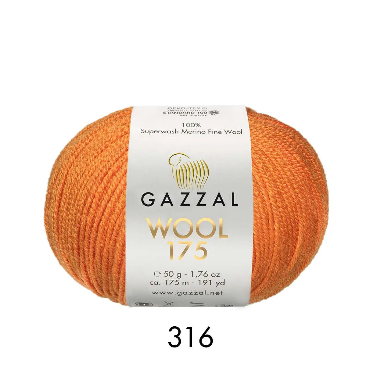 Gazzal Merinowolle extra fine, Wool 175