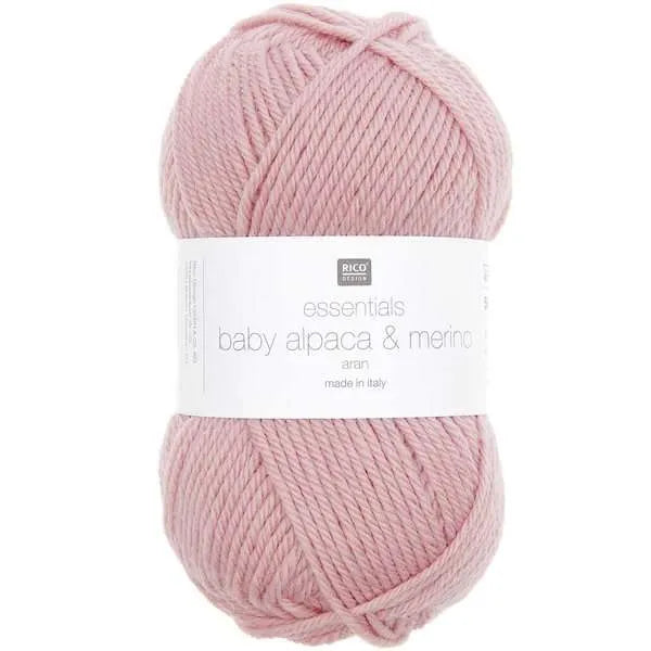 Rico Design Alpakawolle, Essentials Baby Alpaca and Merino aran