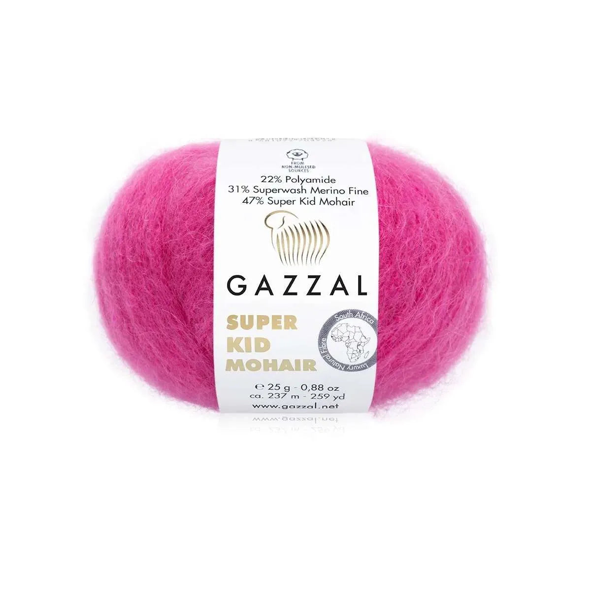Gazzal Super Kid Mohair Mohairwolle
