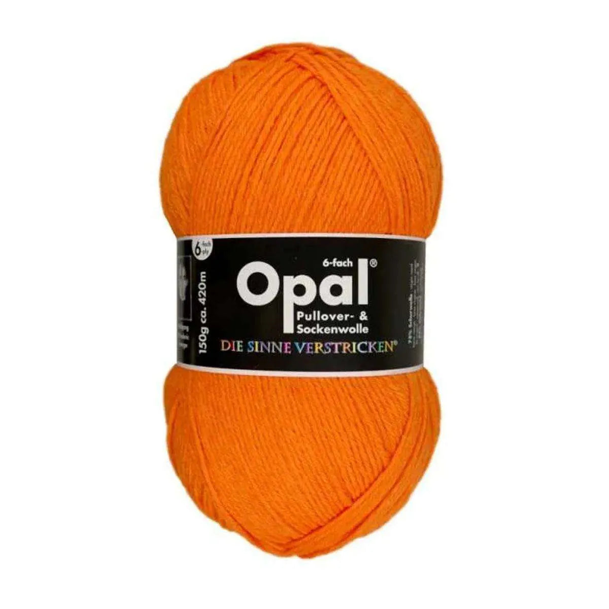 Opal Sockenwolle, uni 6-fädig