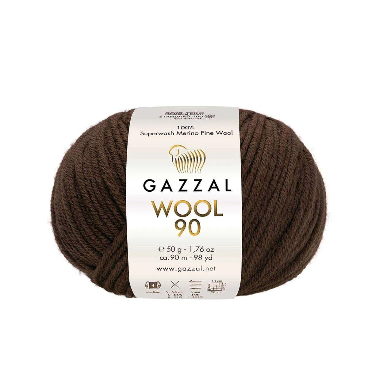Gazzal Wool 90 Merinowolle