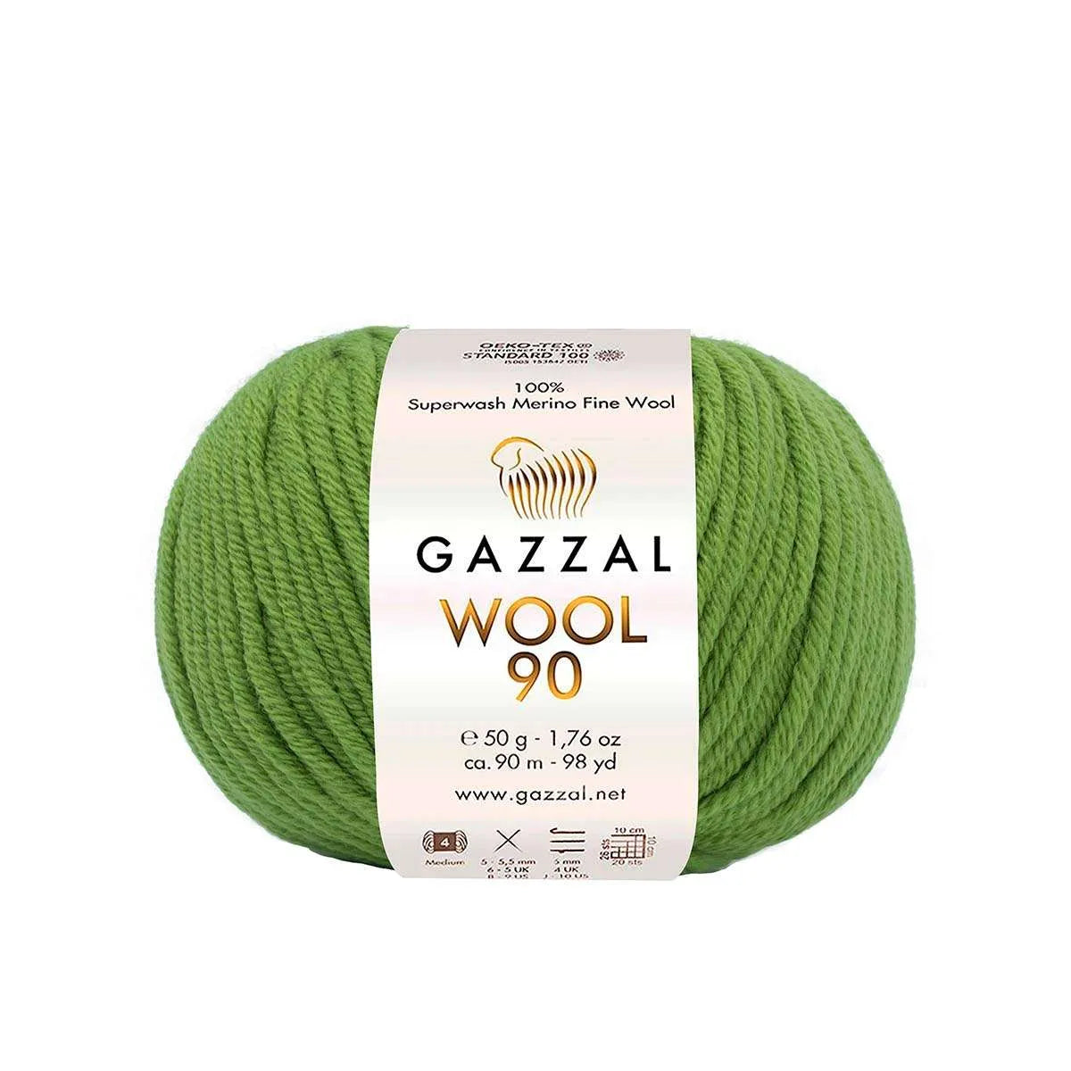 Gazzal Wool 90 Merinowolle