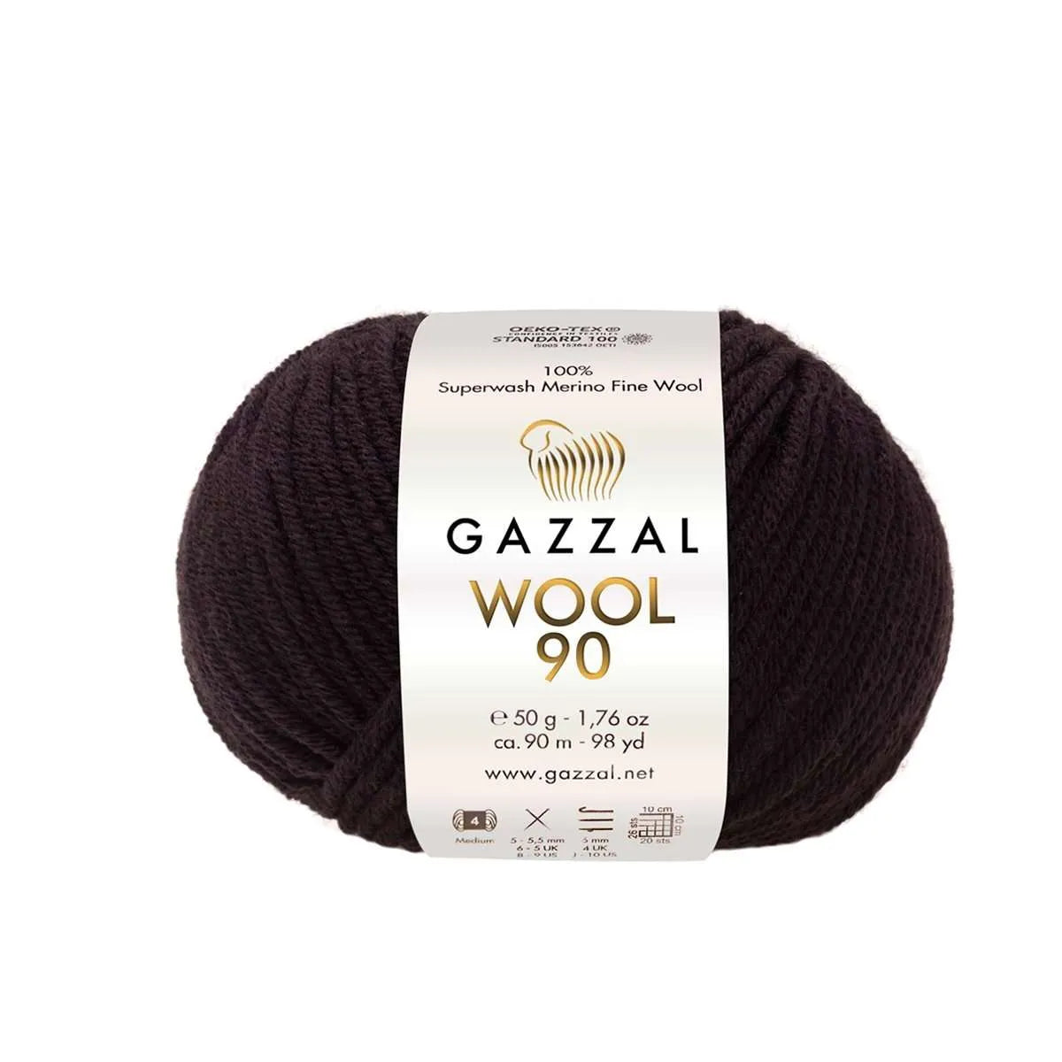 Gazzal Wool 90 Merinowolle