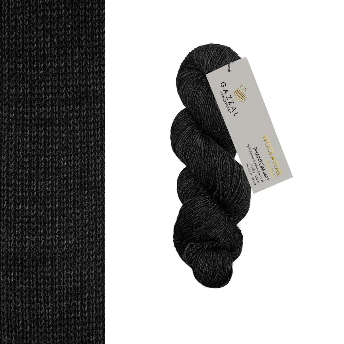Gazzal Wool Star Handgefärbte Merinowolle