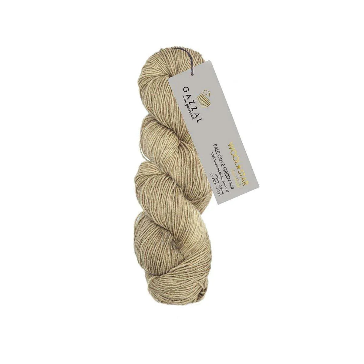 Gazzal Wool Star Handgefärbte Merinowolle