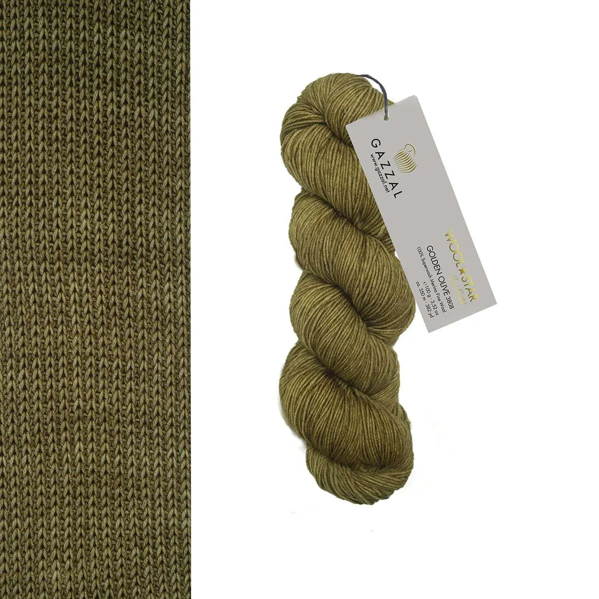 Gazzal Wool Star Handgefärbte Merinowolle
