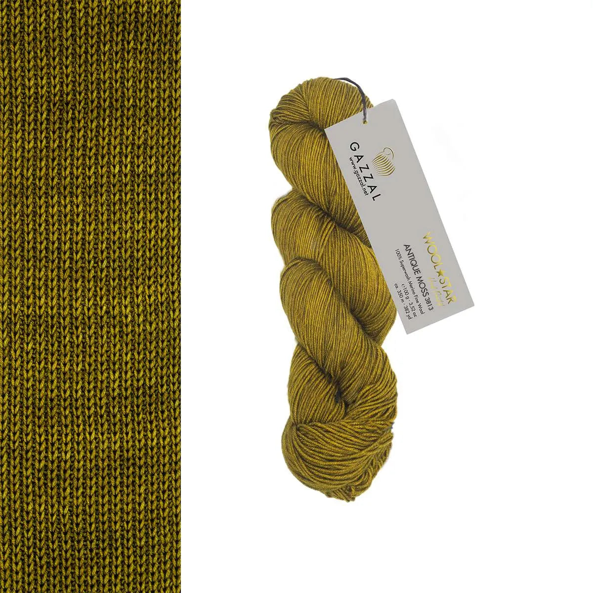 Gazzal Wool Star Handgefärbte Merinowolle