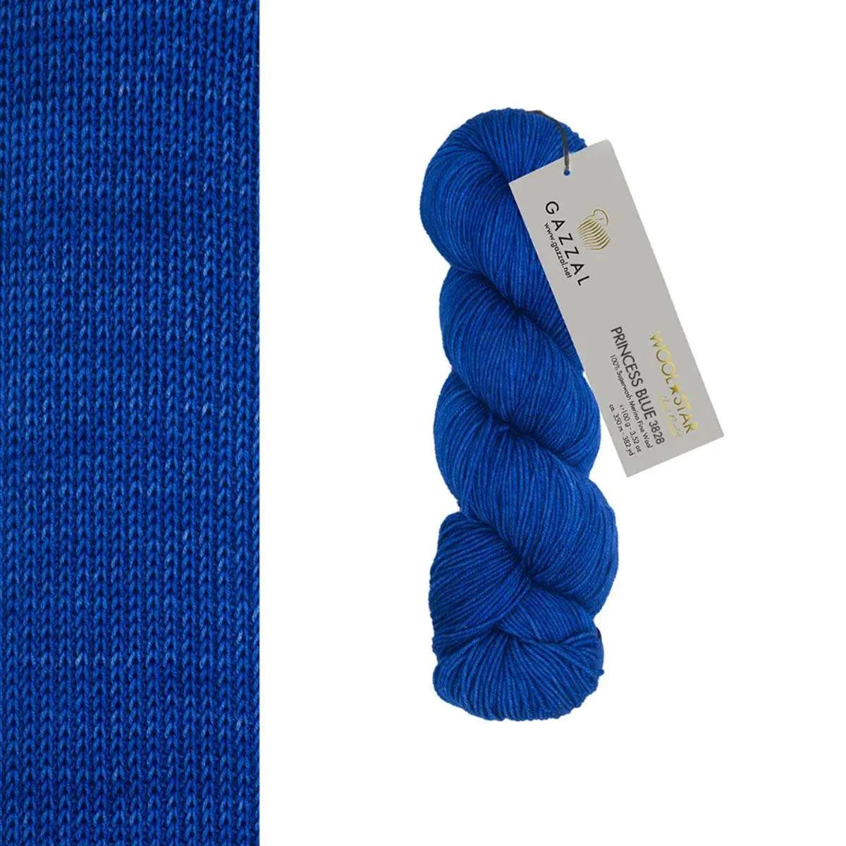 Gazzal Wool Star Handgefärbte Merinowolle