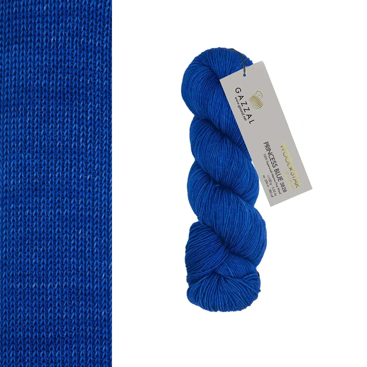 Gazzal Wool Star Handgefärbte Merinowolle