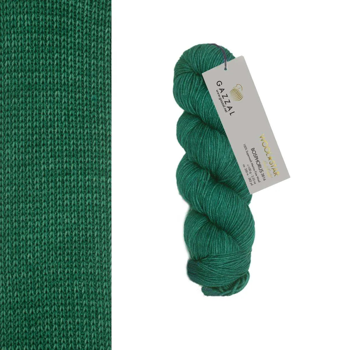 Gazzal Wool Star Handgefärbte Merinowolle