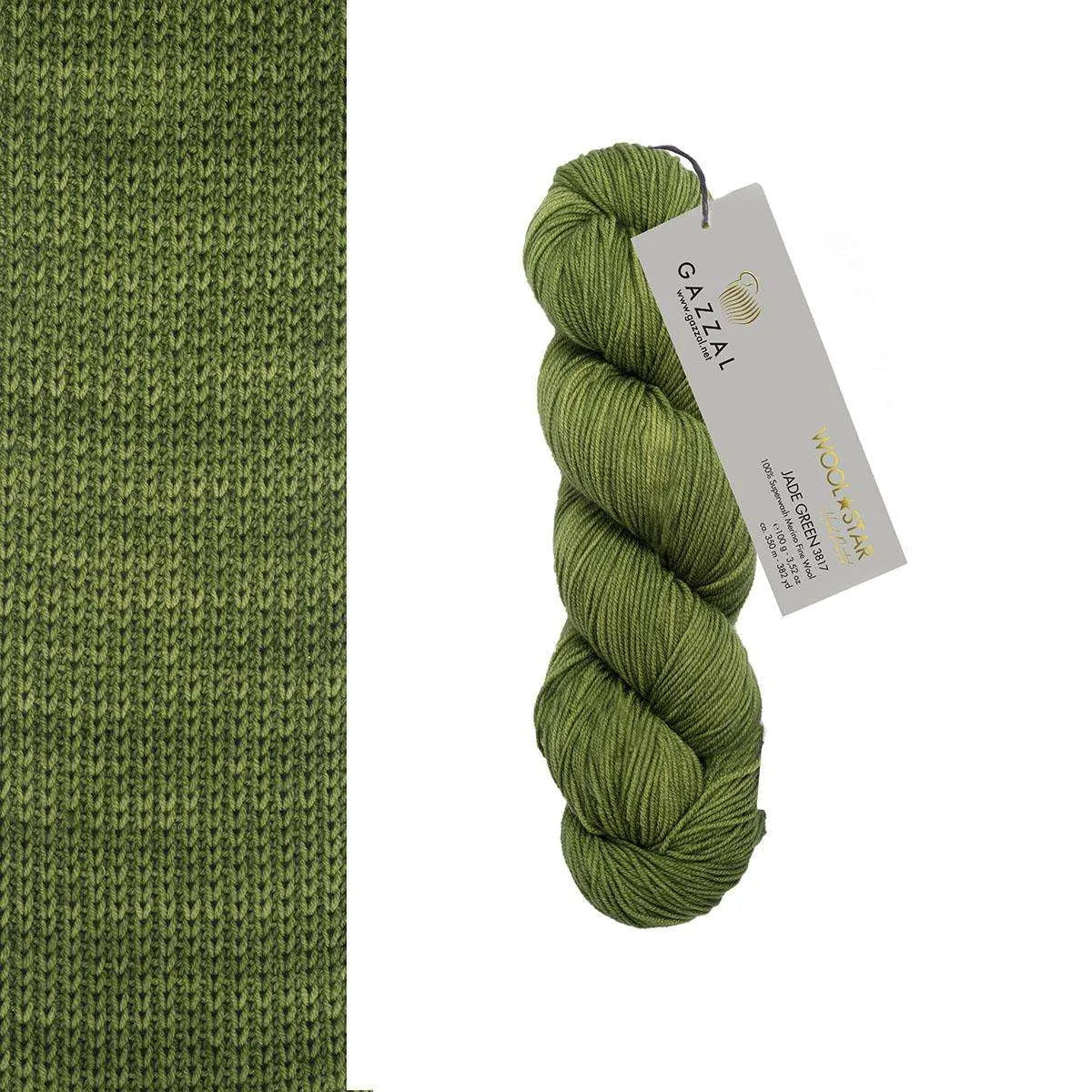 Gazzal Wool Star Handgefärbte Merinowolle