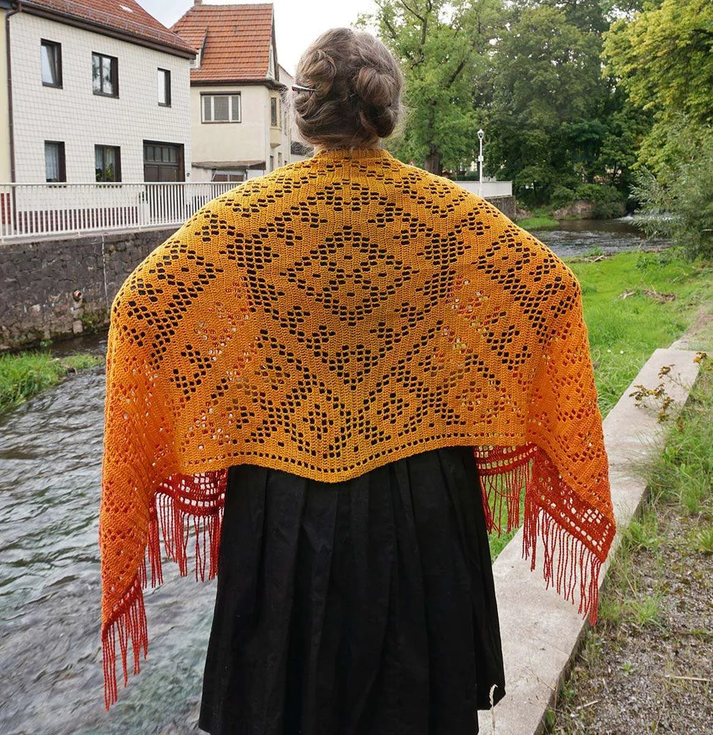 Darova filet crochet shawl Andrea Cretu 2023 09