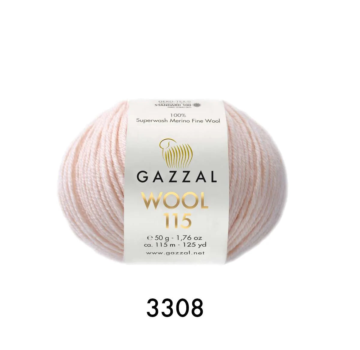 Gazzal Merinowolle, Wool 115