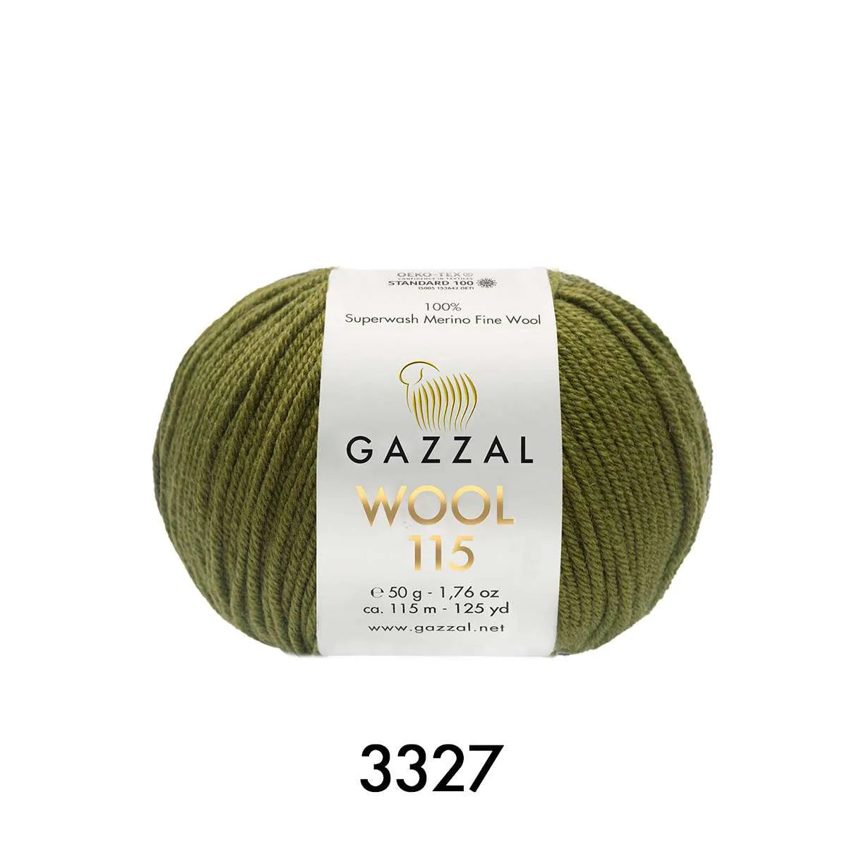 Gazzal Merinowolle, Wool 115