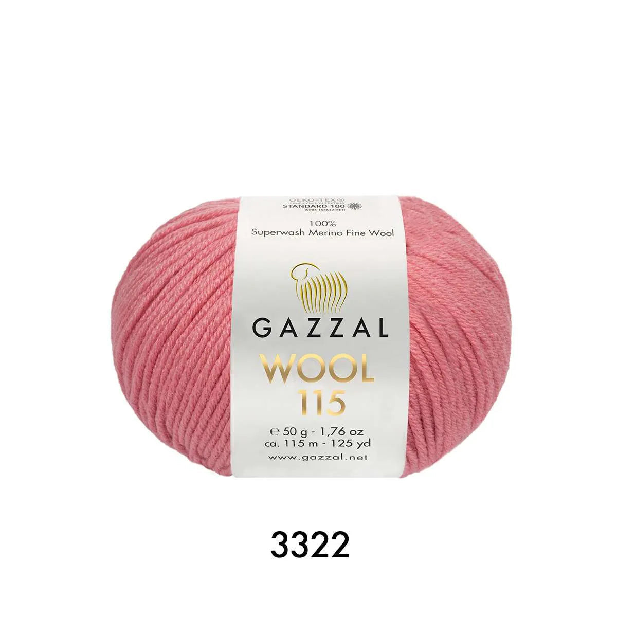 Gazzal Merinowolle, Wool 115