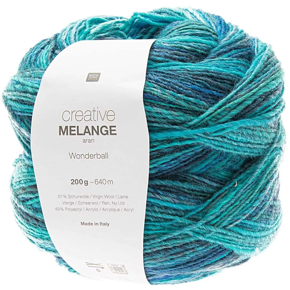 Rico Design Creative Melange Aran Wonderball 200g