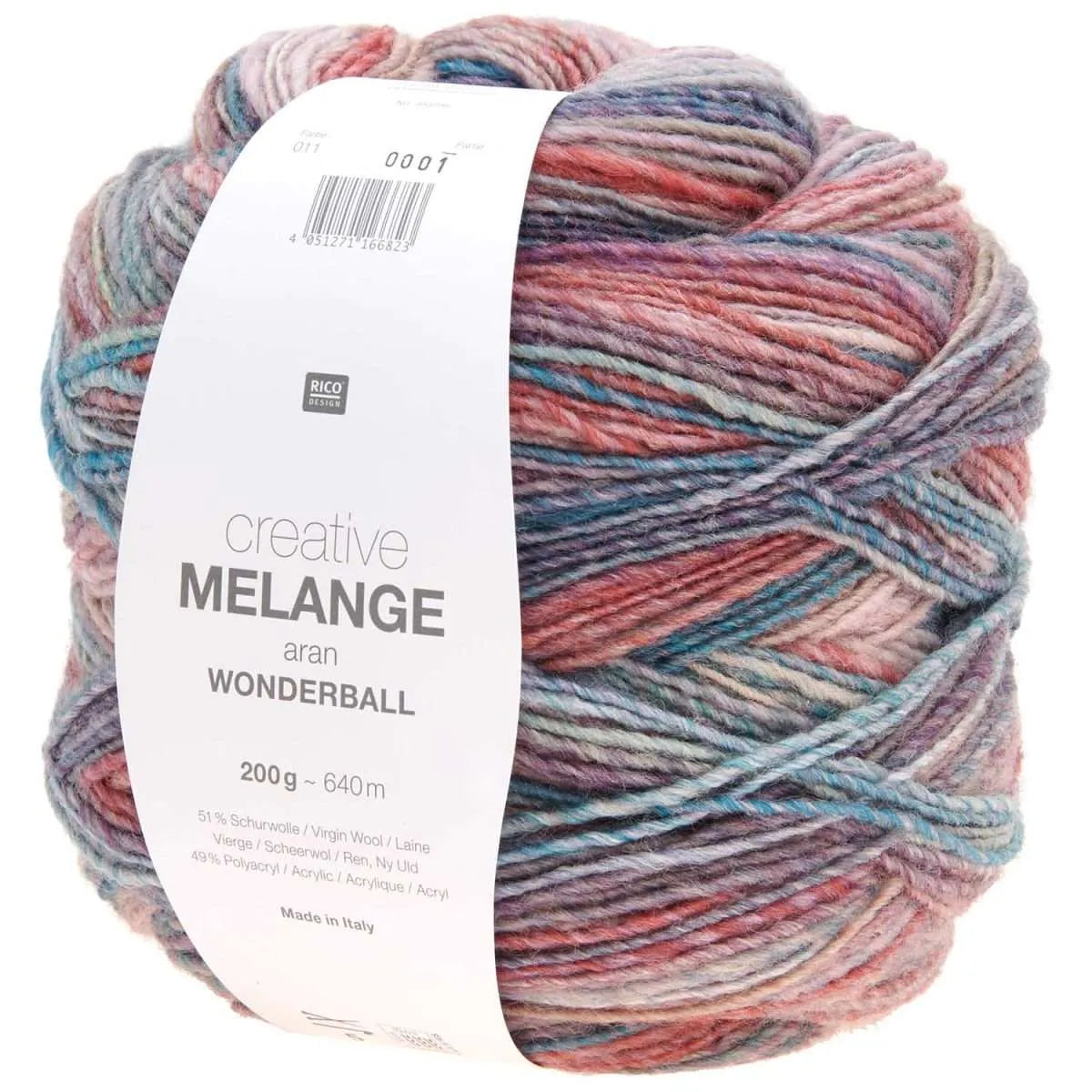 Rico Design Creative Melange Aran Wonderball 200g
