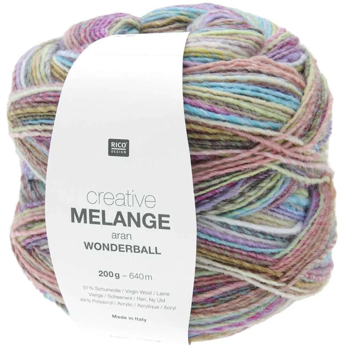 Rico Design Creative Melange Aran Wonderball 200g