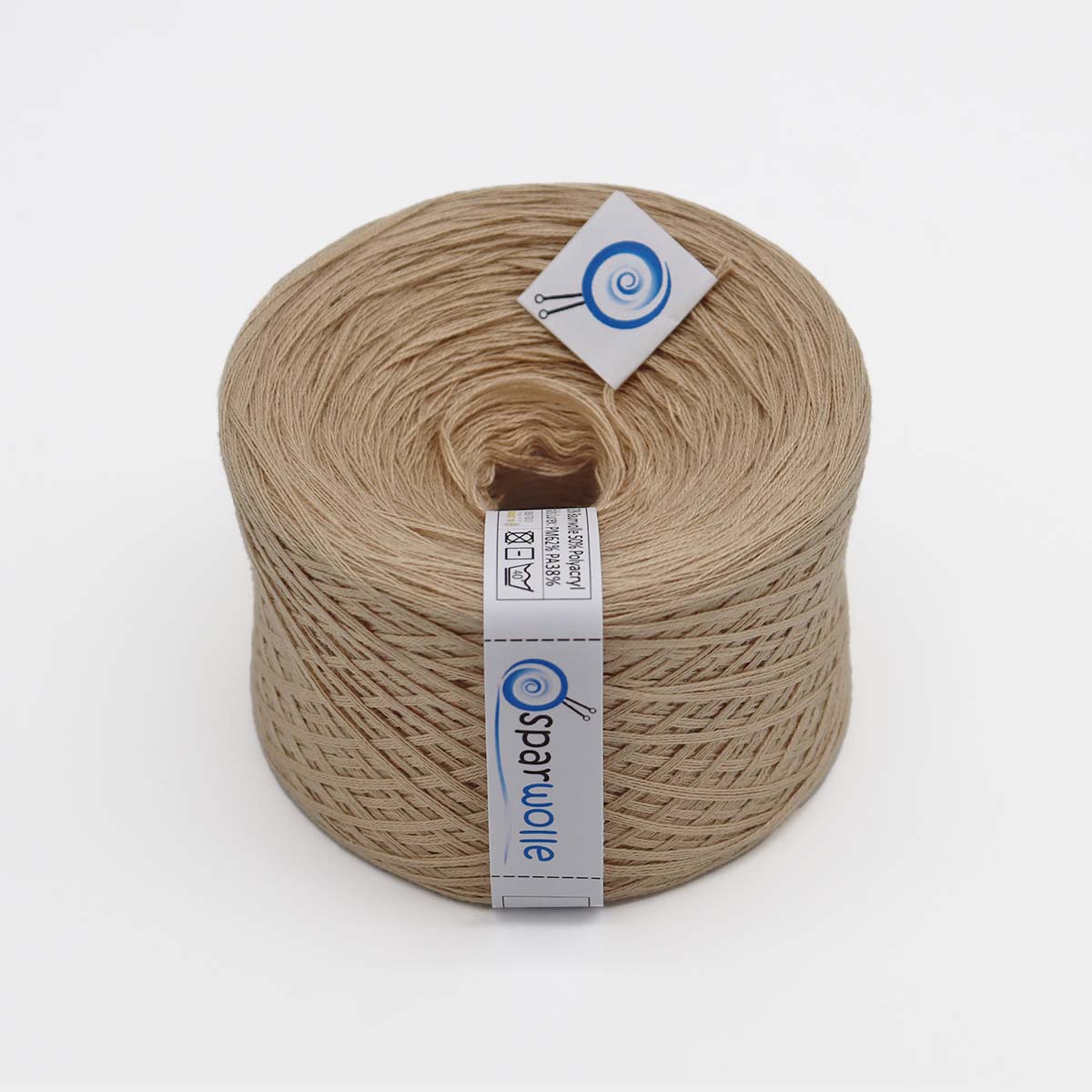 Uni-Bobbel 50% Baumwolle