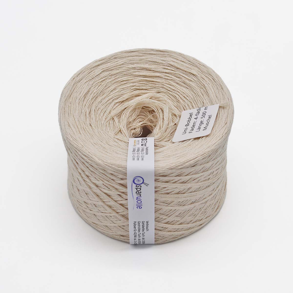 Uni-Bobbel 50% Baumwolle