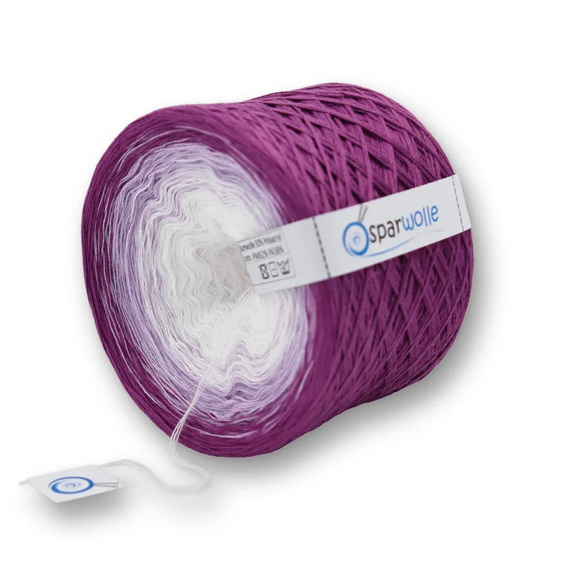 Bobbel Farbverlaufsgarn, WhiteLine