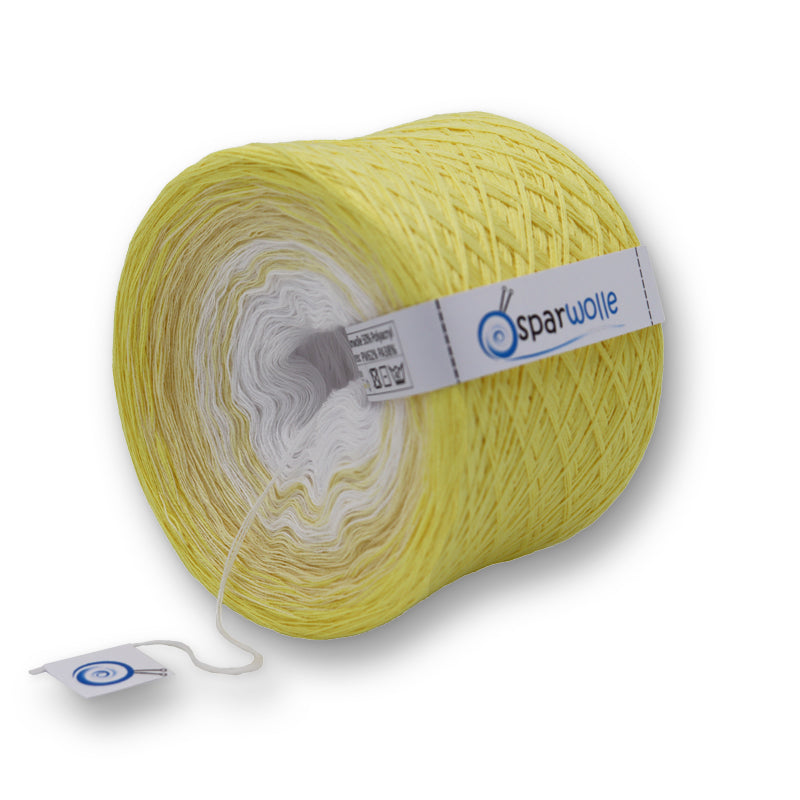 Bobbel Farbverlaufsgarn, WhiteLine