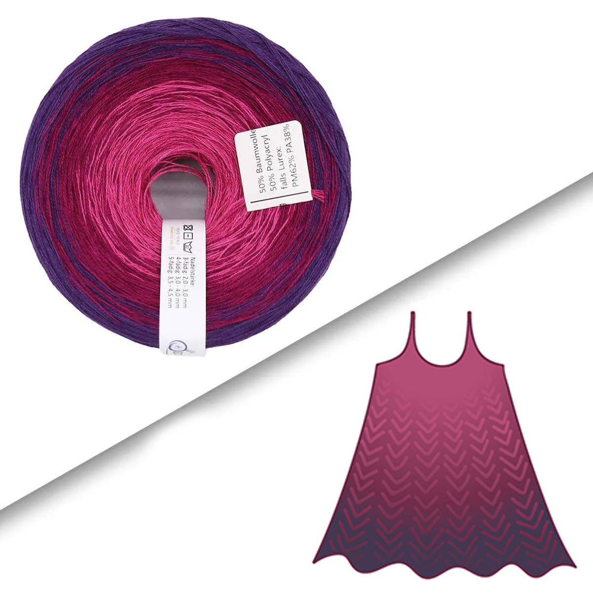 Mulberry Summer Kleid Tunesisches Häkelset