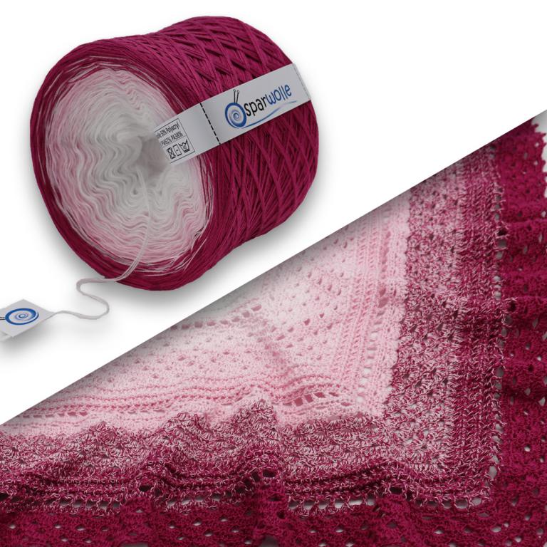 Magnolienblüte, Yarn Gradient