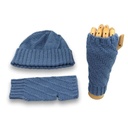 SparWolle Strickset Mütze & Handstulpen Wirbelwind – Uni