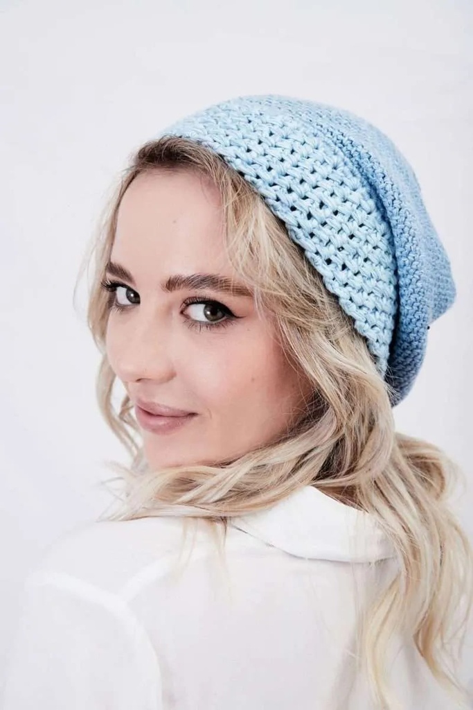 SparWolle Set – Moss Stitch Mütze