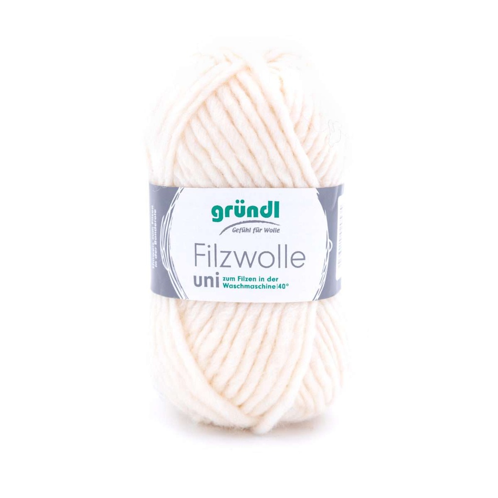 Gründl Filzwolle Uni