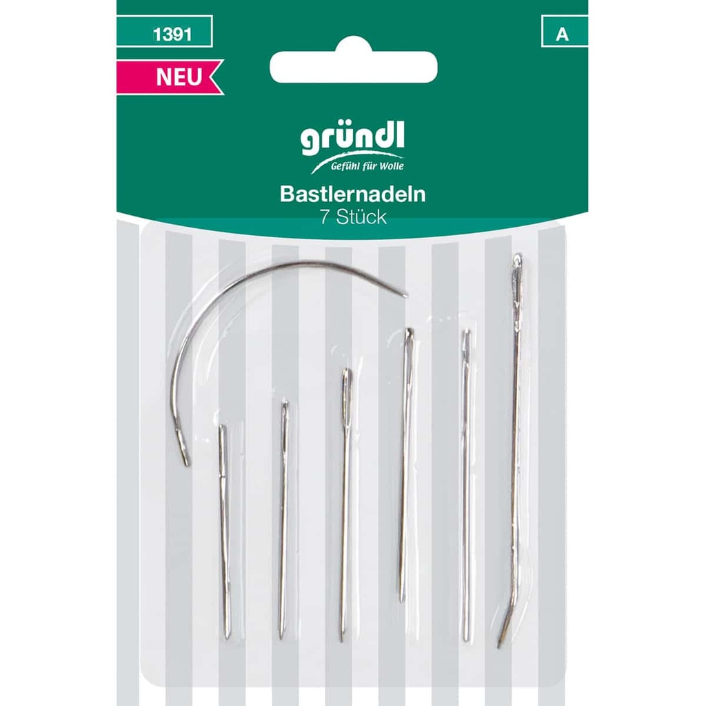 Gründl Bastlernadeln, 7 Stück