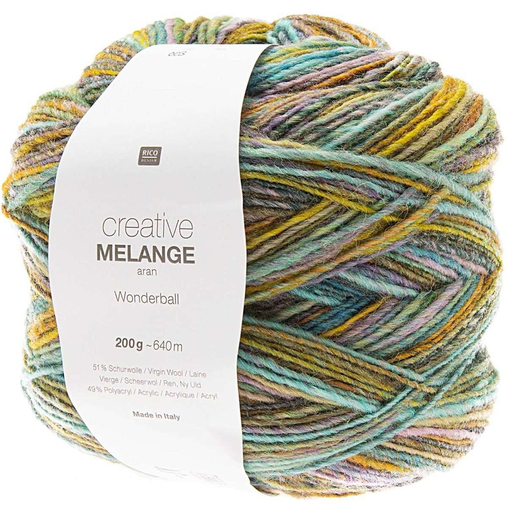 Rico Design Creative Melange Aran Wonderball 200g