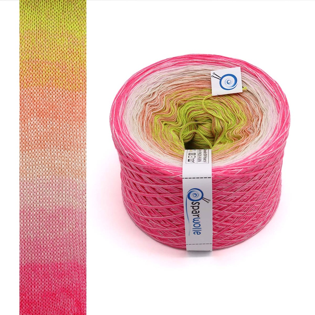 Yarn Gradient, Farbenfroh