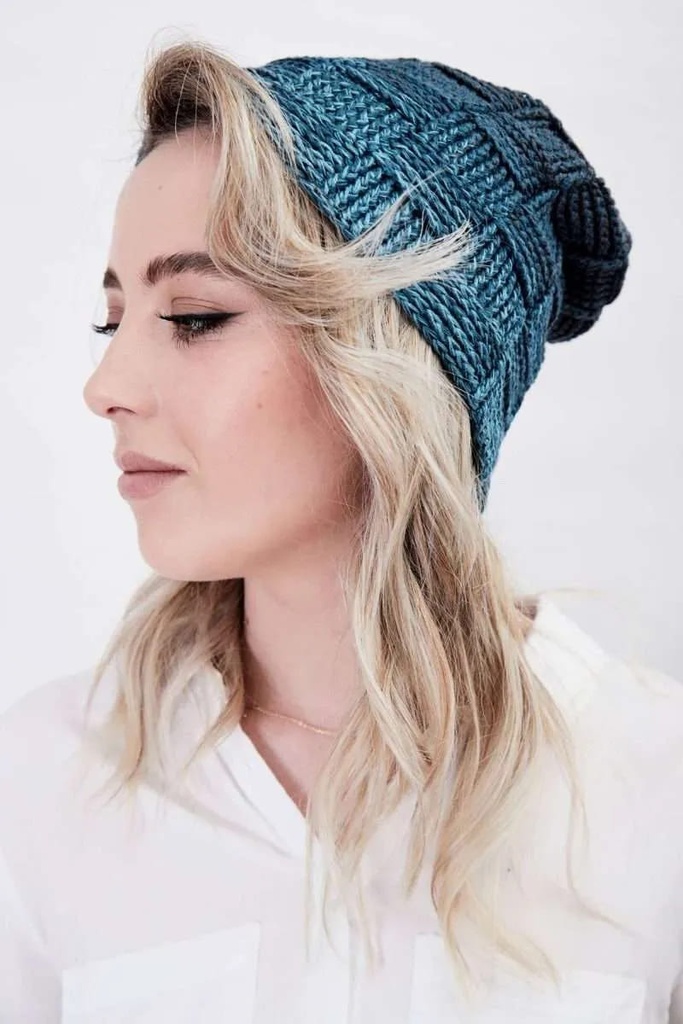 SparWolle Häkel-Set – Schachbrett Mütze & Loop
