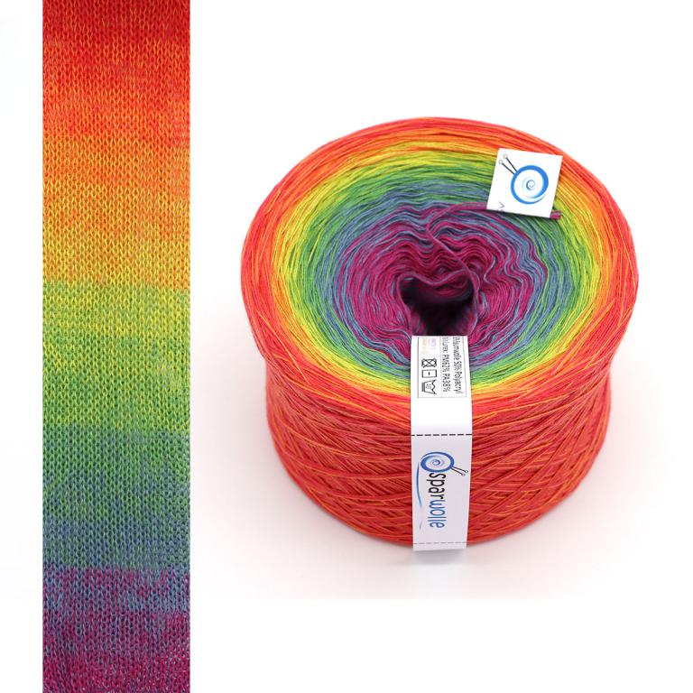 Farbverlaufsgarn / Bobbel, Summer Rainbow