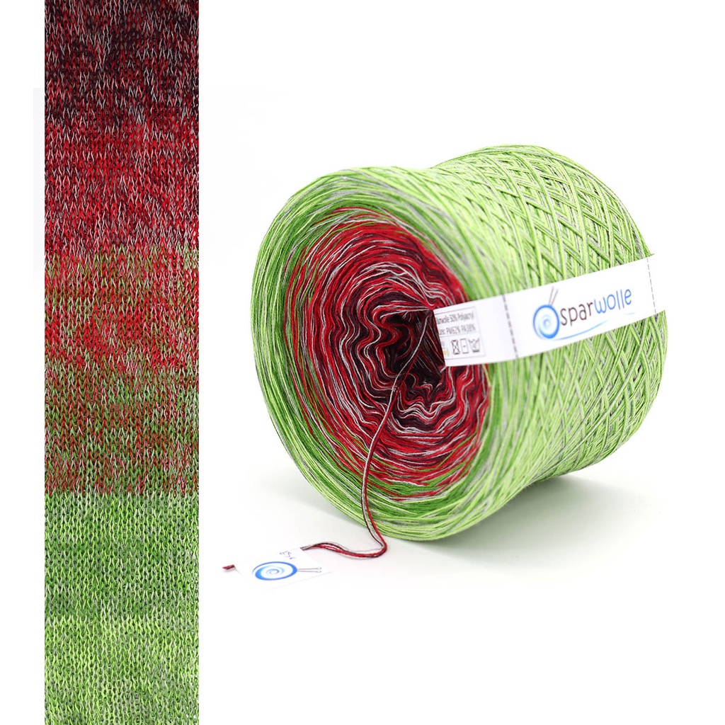 Yarn Gradient, Weihnachtsstern