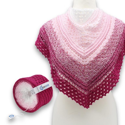 Yarn Gradient, Magnolienblüte