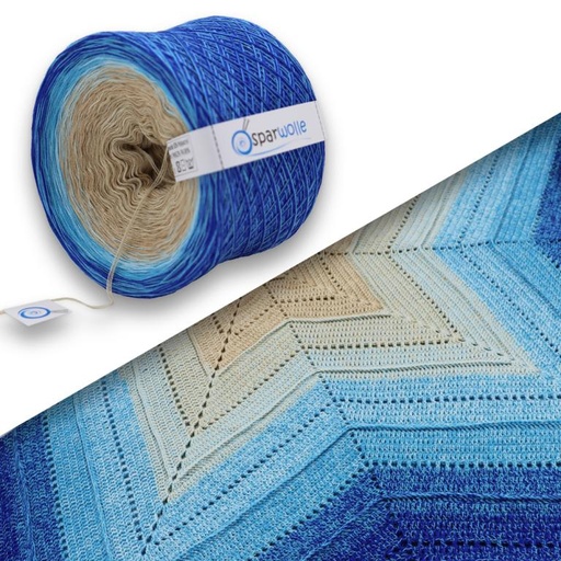 Yarn Gradient, Karibikstrand